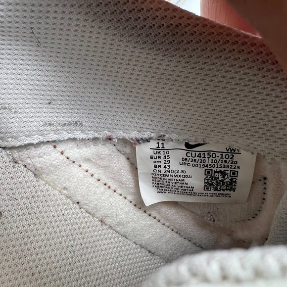 Nike Court Legacy Men’s Size 11 Sneakers CU4150-102 White Leather - Picture 3 of 10